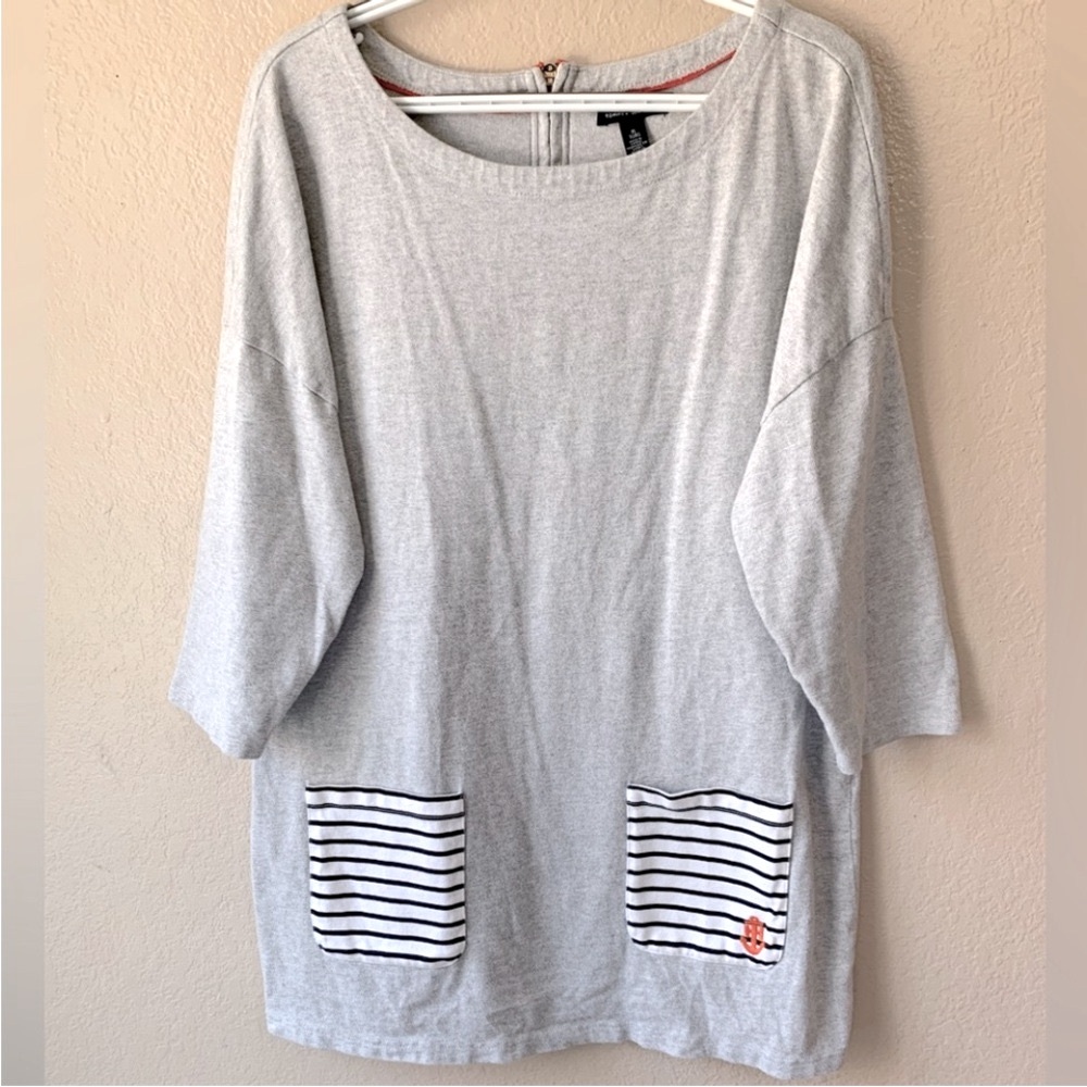 Tommy Hilfiger Gray Knit Sailor Dress. Cute!!